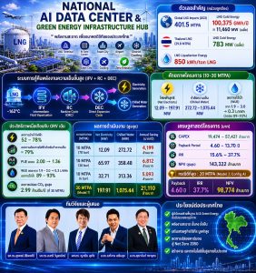 เปลี่ยนพลังงานความเย็นที่ถูกทิ้งลงทะเล ให้กลายเป็นโครงสร้างพื้นฐาน AI แห่งอนาคตของประเทศไทย